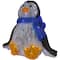11.5" Lighted Commercial Grade Acrylic Sitting Baby Penguin Christmas Display Decoration